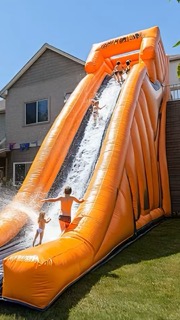 Party supply rentals including bounce houses and inflatables for events